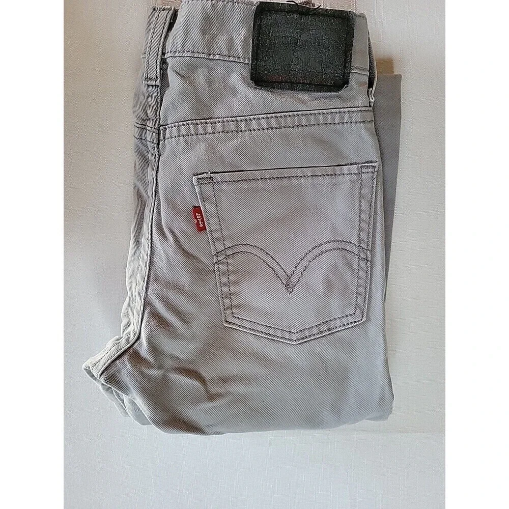 Levi's 510 Super Skinny Men's Jeans Size 14 Regular 27x27 Gray Denim